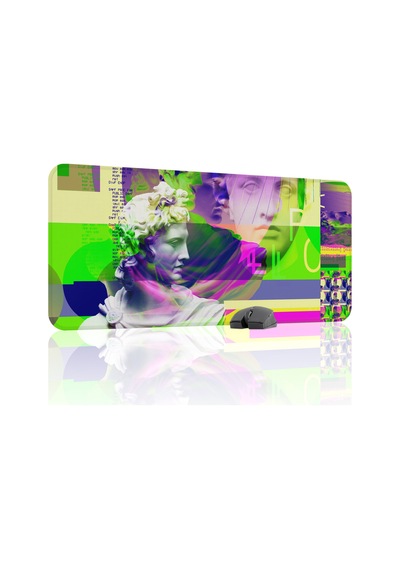 Maksimalizm Kaymaz Dikişli Kauçuk Oyuncu Mousepad V1 - 90x40 Xxl Gaming Mouse Pad Fare Altlığı