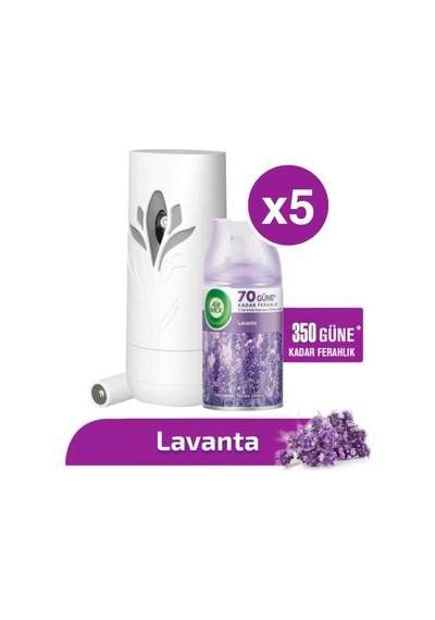Air Wick Lavanta Freshmatic Oda Kokusu Makine + Yedek 5 x 250 ML