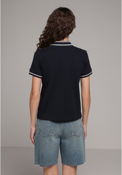 Colin's Colins Regular Fit Polo Yaka Nakışlı Kadın Lacivert Kısa Kol Tişört Cl1080075 Q1.v2 Nav Colin's Colins Regular Fit Polo Yaka Nakışlı Kadın Lacivert Kısa Kol Tişört Cl1080075 Q1.v2 Nav