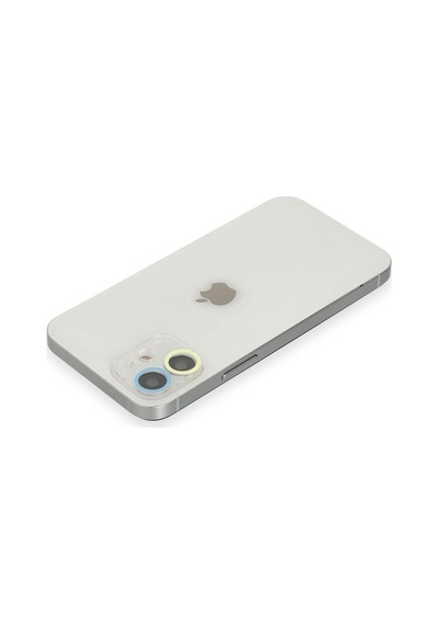 Mey İthalat Apple Uyumlu iPhone 11 Renkli Kamera Lens Koruma Cam - Sarı-mavi