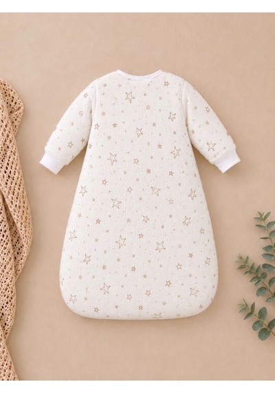 Begi 2.5 Tog Elyaflı Torba Uzun Kollu Uyku Tulumu % 100 Pamuk Unisex