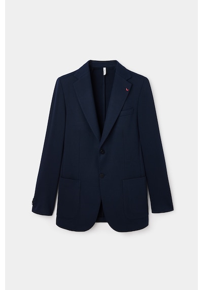 D's Damat Ds Damat Regular Fit Lacivert Armürlü Kumaş Ceket 6hc04m415494m 101