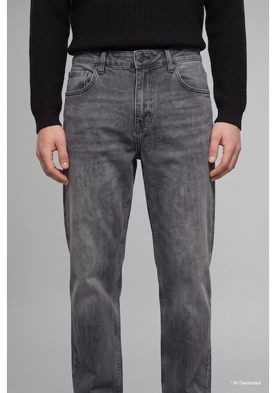 Defacto Baggy Fıt Normal Bel Geniş Paça Jean Pantolon I9313ax26aunm55 Gri-nm55