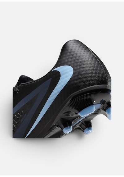 Nike Phantom 6 Low Academy Hj4564-003 Fg/mg Erkek Futbol Kramponu Siyah Çim Saha Suni Çim