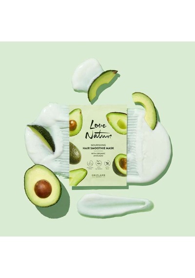 Love Nature Organik Avokado Içeren Onarıcı Saç Maskesi