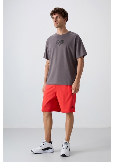 Tommy Life Koyu Gri Pamuklu Kalın Yumuşak Dokulu Oversize Fit Baskılı Erkek T-shirt - 88333 Koyu Gri Tommy Life Koyu Gri Pamuklu Kalın Yumuşak Dokulu Oversize Fit Baskılı Erkek T-shirt - 88333 Koyu Gri