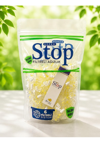 Stop Filtreli Ağızlık Slim 600'lü Poşet