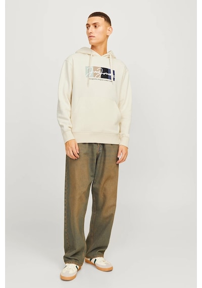 Jack & Jones Jorportland Erkek Sweat 12262421 Ekru