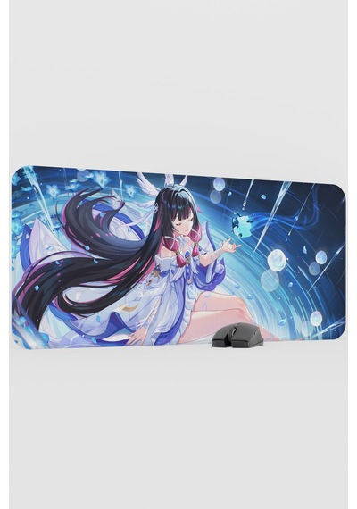 Columbina Damselette Genshin Impact Anime Oyuncu V3 - 90x40 Xxl Gaming Mouse Pad Fare Altlığı