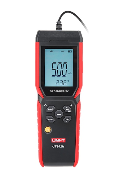Uni-t Ut362h Pervane Anemometre Kanal İçi Ölçümler İçin Anemometre