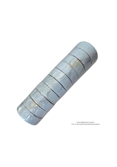 Sgs Elektrik İzolasyon Bandı - Beyaz - 19 Mm X 9 Mt. - 3 Adet