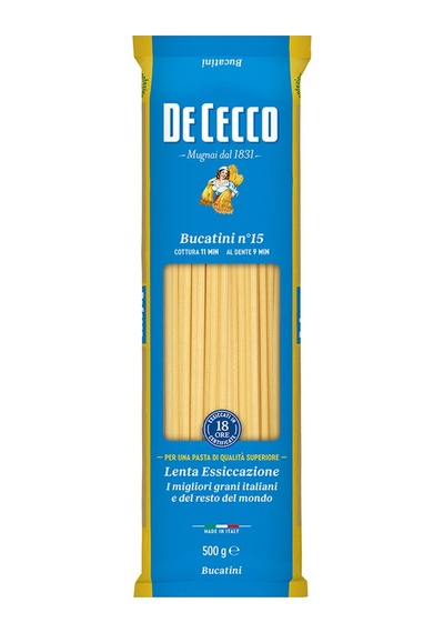2 Adet De Cecco Bucatini İnce Boru Uzun Makarna 500 G