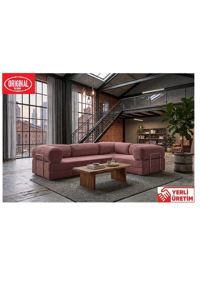 Herev Max 300x200 Kk Köşe Koltuk Takımı / Fitilli Kadife Kumaşlı Şark Köşe Pembe Herev Max 300x200 Kk Köşe Koltuk Takımı / Fitilli Kadife Kumaşlı Şark Köşe Pembe