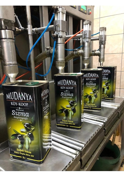 Mudanya Natürel Soğuk Sıkım Sızma 5l 4800gr Zeytinyağı