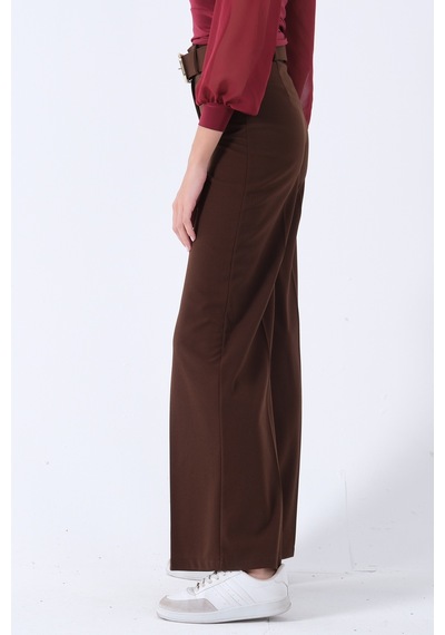 Feminist Kahve Bol Paça Pantolon 3974959
