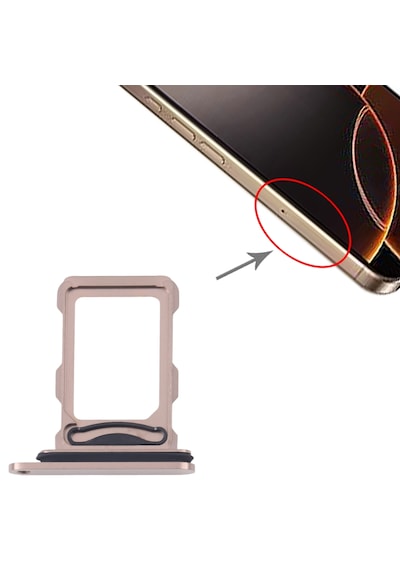 Apple Uyumlu iPhone 16 Pro Max Sim Tepsisi Sim Kart Yuvası Çöl