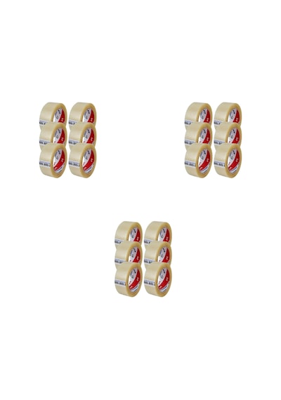 Ve-ge Bant Şeffaf Koli Bandı / 45 Mm X 100 Metre / 6'lı 3 Paket - 18 Rulo 3