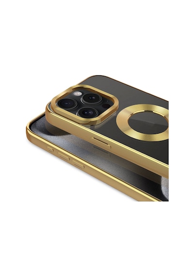 Apple Uyumlu iPhone 15 Pro Max Tek Kamera Çerçeveli Logo Gösteren Zore Omega Kılıf-derin Mor Derin Mor