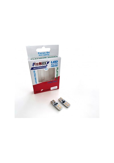 Femex Ampul Platinum Turuncu T10 4 Smd 3030 Chip Led Aktif Canbus