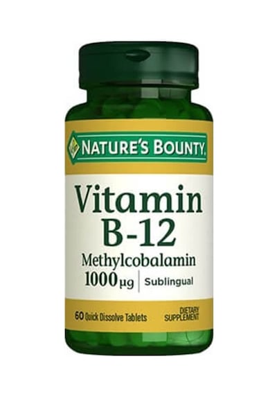 Nature's Bounty Vitamin B12 ( Methylcobalamin ) 1000 Mcg 60 Dilal
