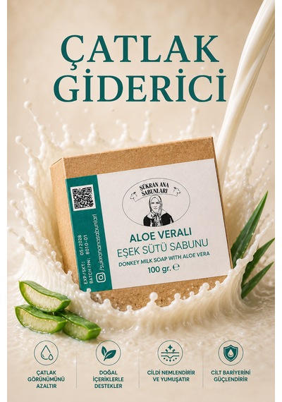 Aloe Veralı Eşek Sütü Sabunu 100 Gr