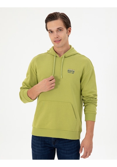 U.s. Polo Assn. Erkek Fıstık Sweatshirt 50293442-vr087 Fıstık Fıstık Yeşili