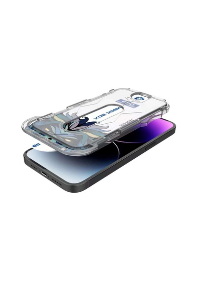 Lito D+ Uygulama Aparatlı Apple, Uyumlu iPhone 15 Plus Ekran Koruyucu