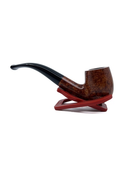 Şahin Sarı Yıldız Bent Billiard 9mm Filtreli Akrilik Saplı Pipo X-160