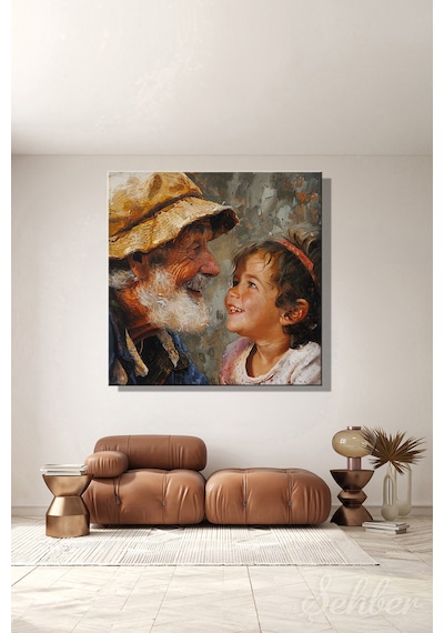 Dekoratif Kare Kanvas Tablo Tekli Ev Kafe Ofis Barbara Mock New Lease On Life İkinci Bahar 2084