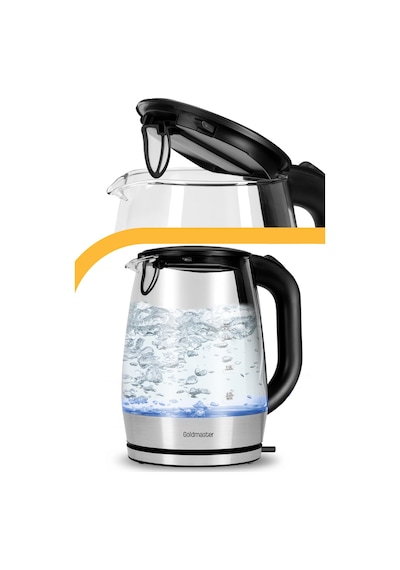 Goldmaster Aquarıne 1.7 Lt Işıklı Cam Kettle Su Isıtıcı