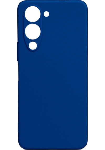 Vivo Y04 Kılıf Zore Biye Silikon Mavi