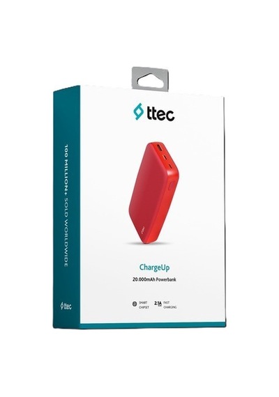 Ttec Chargeup 20.000 Mah Taşınabilir Hızlı Şarj Aleti/powerbank Kırmızı 2bb210gk Kırmızı