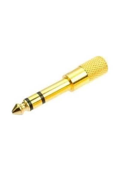5844 6.3 Mm Erkek To 3.5 Mm Dişi Çevirici Dönüştürücü Jack Adaptörü
