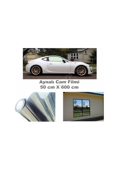 Aynalı Cam Filmi Aynalı 6 Metre X 50 Cm Kutulu