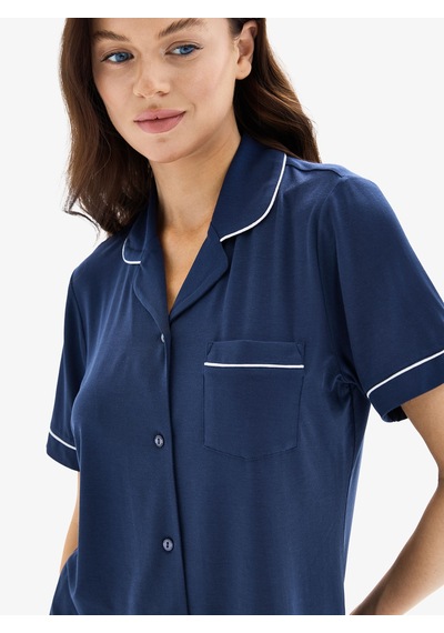 Kadın Pijama Takımı 52079 - Lacivert Lacivert