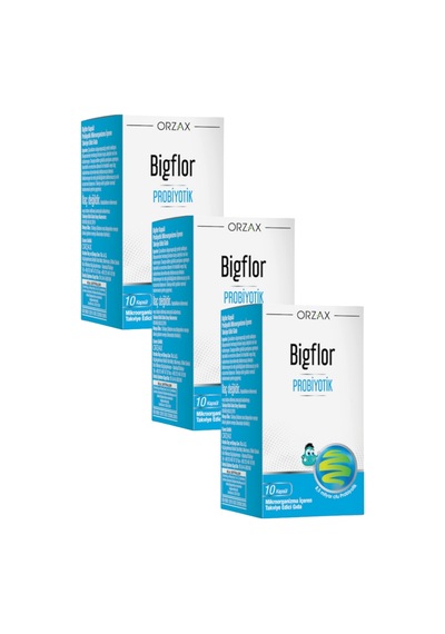 Orzax Bigflor Probiyotik 3 x 10 Kapsül