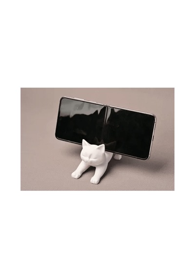 Kedi Tasarımlı Telefon Standı Masaüstü Telefon Tutucu