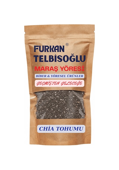 Furkan Telbisoğlu Maraş Yöresi Chia Tohumu Katkısız Yeni Mahsül 100 G Maraş Yöresi