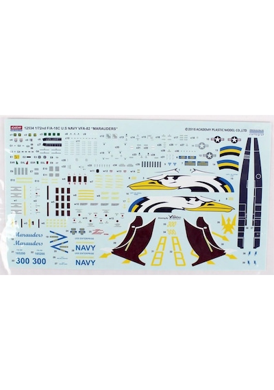 1/72 U.s. Navy F/a-18c Vfa-82 Marauders Uçak Maketi, Academy 12534