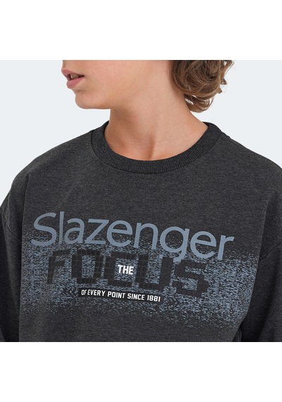 Slazenger LAST Çocuk  Koyu Gri Sweatshirt