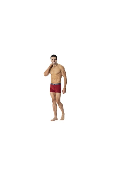 U.s. Polo Assn. Erkek Bordo-lacivert-baskılı 3 Lü Boxer Bordo-lacivert-baskılı