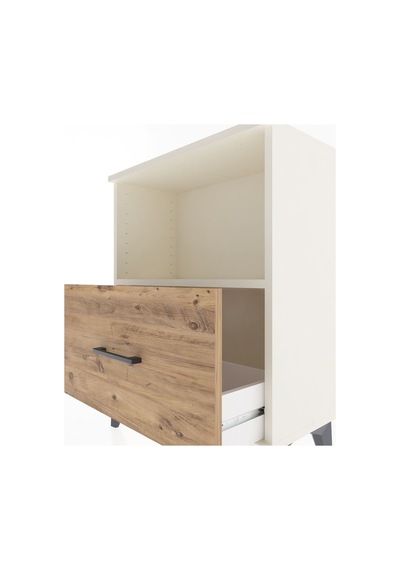 Arges Komodin Tek Çekmeceli 60x30x80 Aytaşı-çam Aytaşı