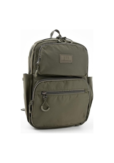 Baginn Unisex Sırt Çantası Paraşüt Kumaş Hafif Çok Cepli Yağmur İtici Kumaş 34 24 Cm 571 Collection Haki