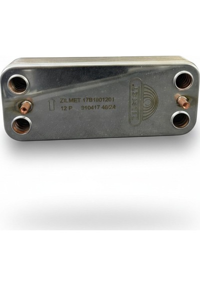 Plaka Eşanjör Zılmet Beretta Arçelik Uyumlu  Dgk Auer Tırnaklı 12 Plaka 148 Mm