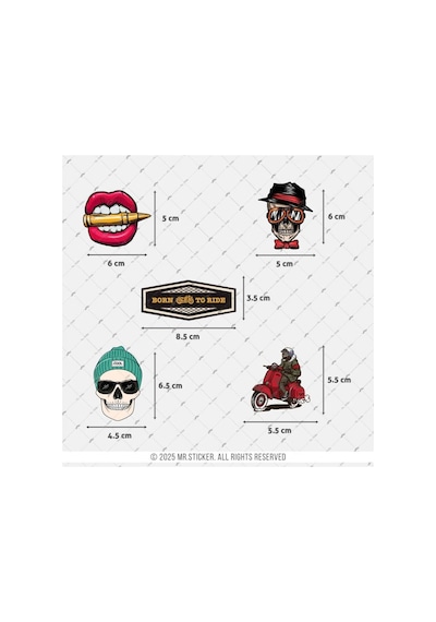 Bdls28 Küçük Boy 10lu Sticker Seti