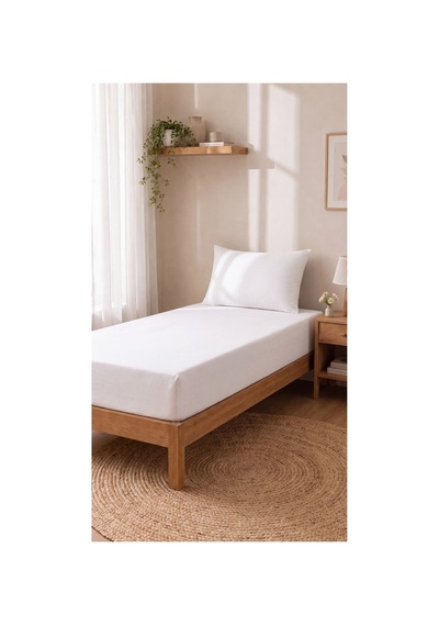 Tek Kişilik Lastikli Çarşaf Takımı 1 Lastikli Çarşaf 100 X 200 1 Yastık Kılıfı 50 X 70 Beyaz - 717405300 Beyaz Tek Kişilik Lastikli Çarşaf Takımı 1 Lastikli Çarşaf 100 X 200 1 Yastık Kılıfı 50 X 70 Beyaz - 717405300 Beyaz