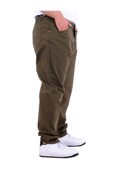 Mode Xl Büyük Beden Erkek Gabardin Pantolon 5 Cep Doğa Classic 22920 Haki Haki