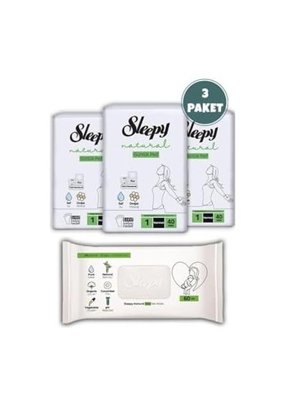 Natural Ultra Hassas Hijyenik Günlük Ped Normal 120 Adet, Natural 60'lı Islak Mendil Ve Rosıe