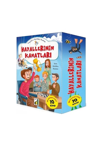 Hayallerimin Kanatları-10 Kitap Takım - Sara Gürbüz Özeren - Damla Yayınevi