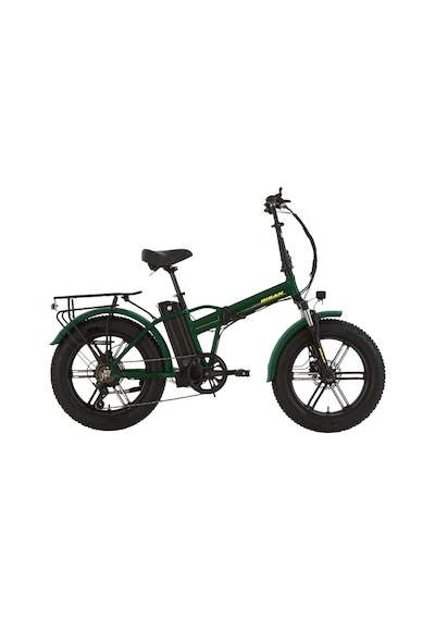 Bisan E-folding F3 20 Jant 7 Vites 43 Cm Haki Sarı Elektrikli Katlanır Bisiklet Çok Renkli